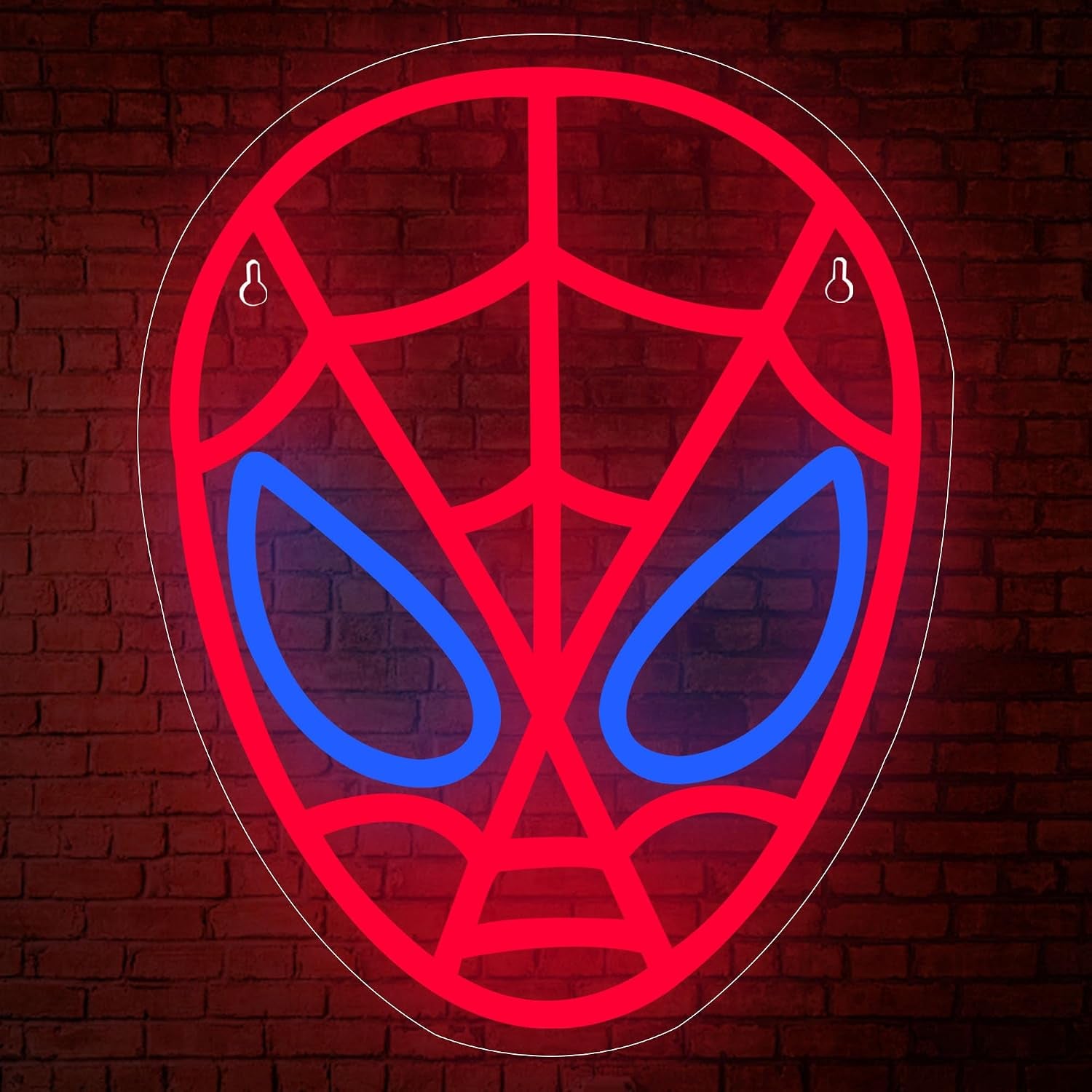 Spider Neon Sign for Wall Decor Anime Led Neon Light for Man Cave | Fans Birthday Cartoon Gifts,5V USB Powered,Gamer Bedroom,Movie Fans Room Decor, Teen Boys,Comic Shop Wall Art,14.1*11.3In