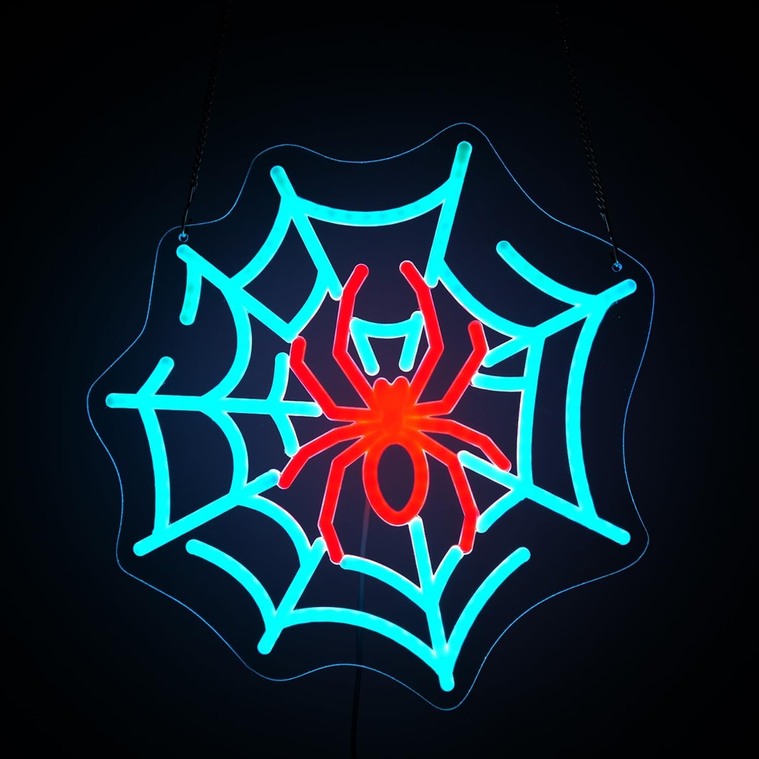 14X14 Inch Spider Neon Sign Art Wall Lights for Beer Bar Club Bedroom Hotel Pub Cafe Wedding Birthday Party Gifts