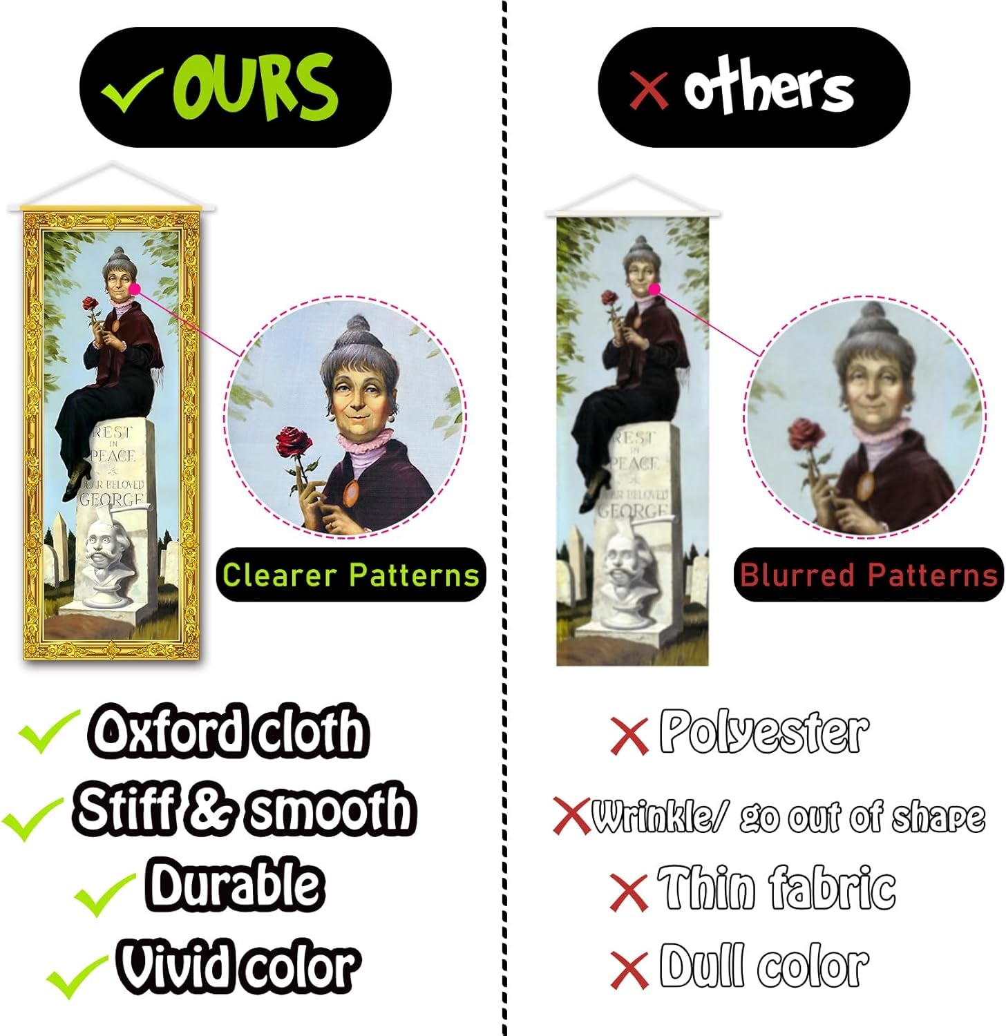 Spookify Your Space with Our 4 PCS Haunted Mansion Stretching Portraits! Perfect for Halloween Vibes 🎃👻 #HalloweenDecor #SpookySeason