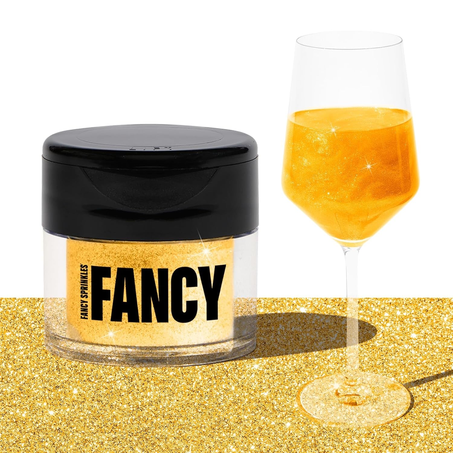 Madame Claus Edible Glitter Set 3 Jars 4Gm Each | Ruby Red, Diamond White & Emerald Green | for Drinks, Cocktails & Cake Decorating | Vegan, Gluten Free | Christmas Gift