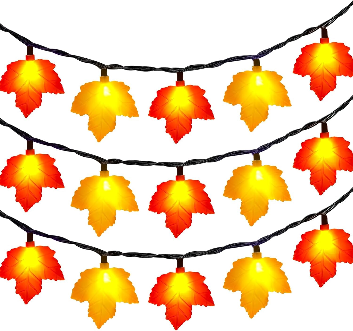 8.5FT 10 LED Outdoor Halloween Skeleton String Lights Plug In, Waterproof | Connectable, Hanging Multicolor Halloween Skull Lights UL Listed for Indoor Backyard, Patio, Porch, Party Decor, Black Wire