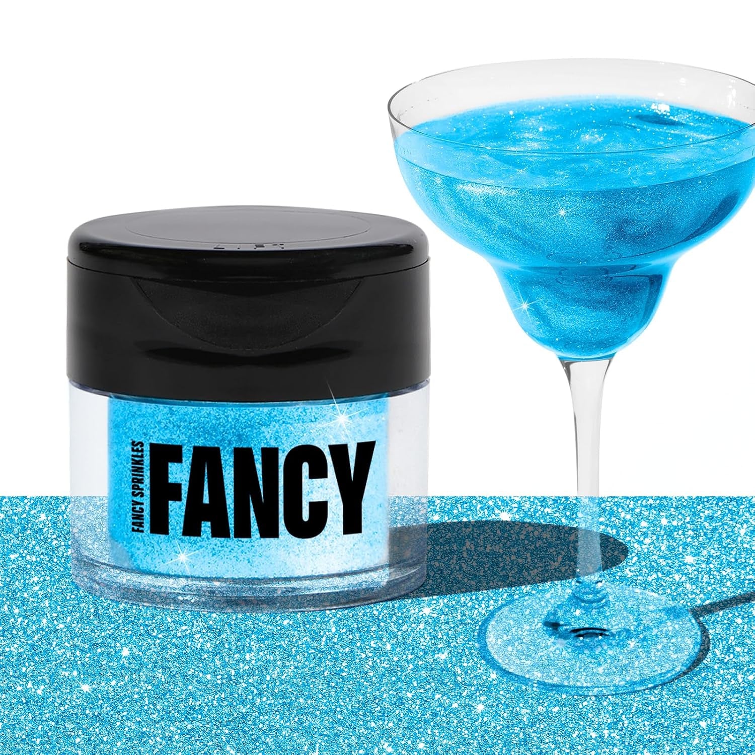 Madame Claus Edible Glitter Set 3 Jars 4Gm Each | Ruby Red, Diamond White & Emerald Green | for Drinks, Cocktails & Cake Decorating | Vegan, Gluten Free | Christmas Gift