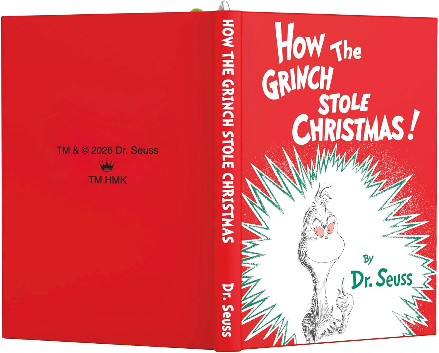 Dr. Seuss Christmas Ornament (A Sour, Grinchy Frown)