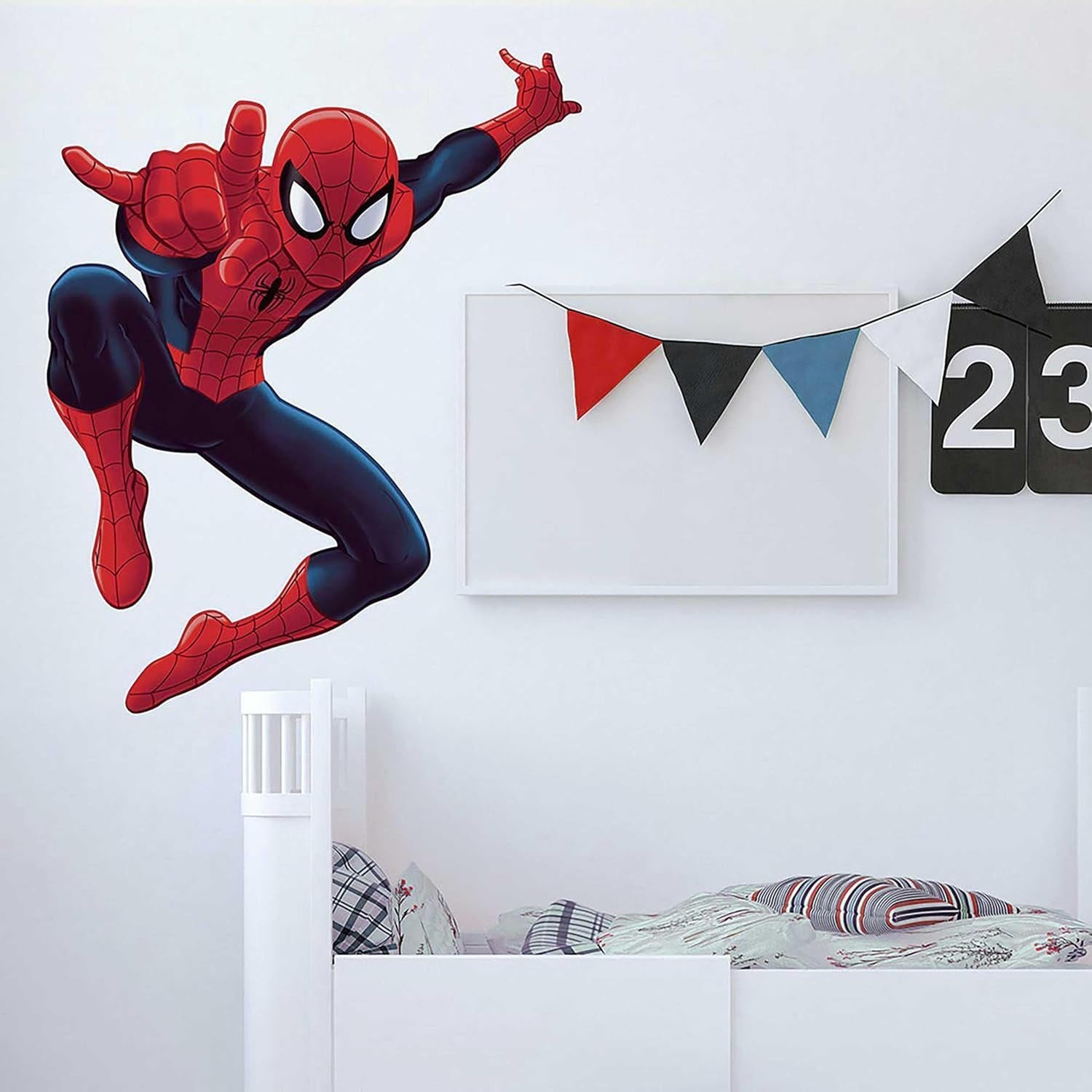 Marvel Ultimate Spider-Man Giant Peel and Stick Wall Decals by , RMK4831GM, Red, Blue, Yellow