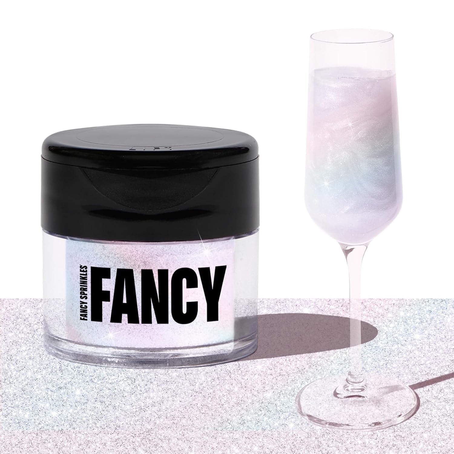 Madame Claus Edible Glitter Set 3 Jars 4Gm Each | Ruby Red, Diamond White & Emerald Green | for Drinks, Cocktails & Cake Decorating | Vegan, Gluten Free | Christmas Gift