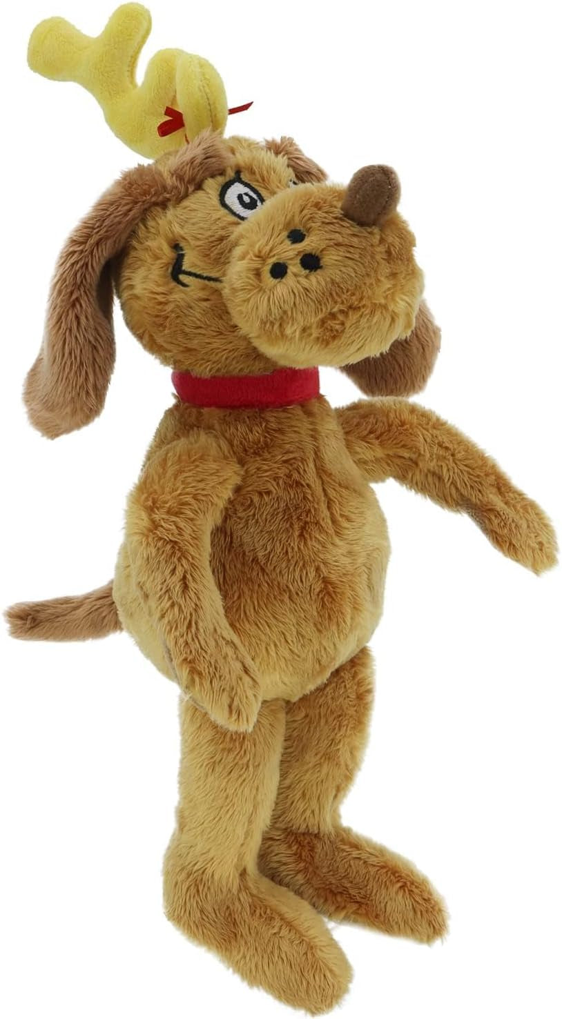 9 Inches Green Christmas Monster Plush Toy –Soft Christmas Stuffed Animal Doll for Boys and Girls, Perfect for Christmas Decorations and Gifts (Dog)