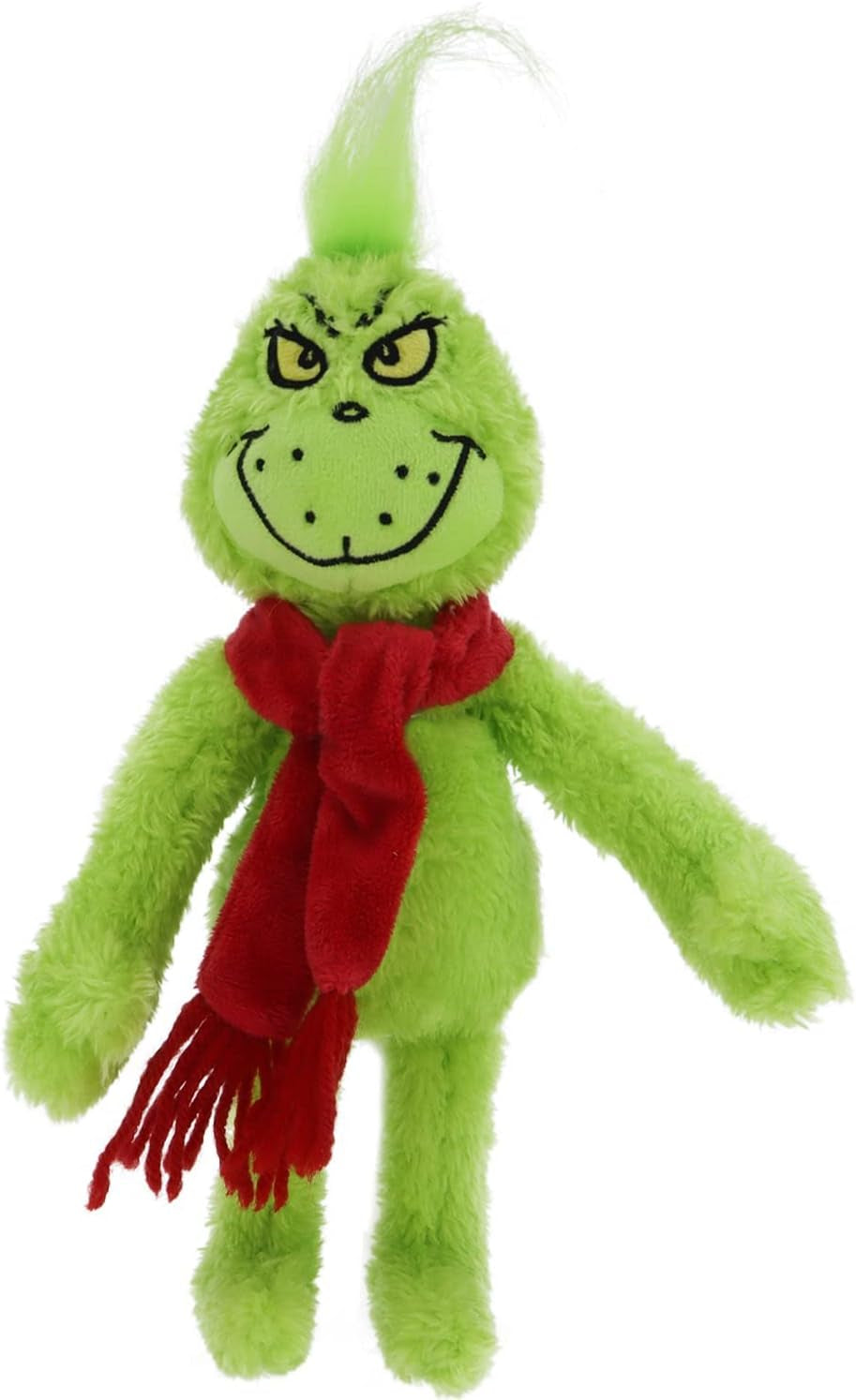 9 Inches Green Christmas Monster Plush Toy – Soft Christmas Stuffed Animal Doll for Boys and Girls, Perfect for Christmas Decorations and Gifts (Sneaky Green)