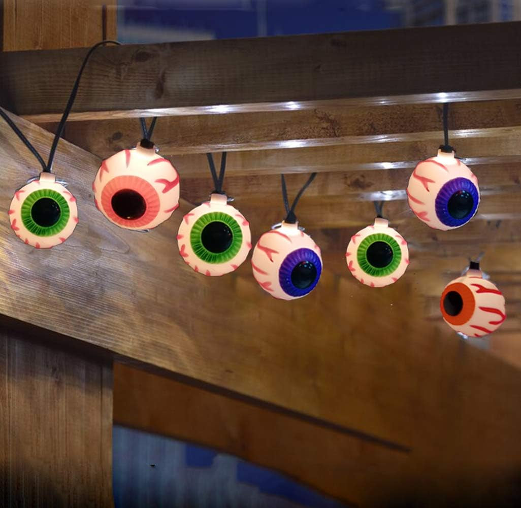 Spook up your space with our 8.5Ft Halloween Eyeball String Lights! 🎃👀 Perfect for parties, celebrations, and festive decor! #HalloweenVibes #StringLights
