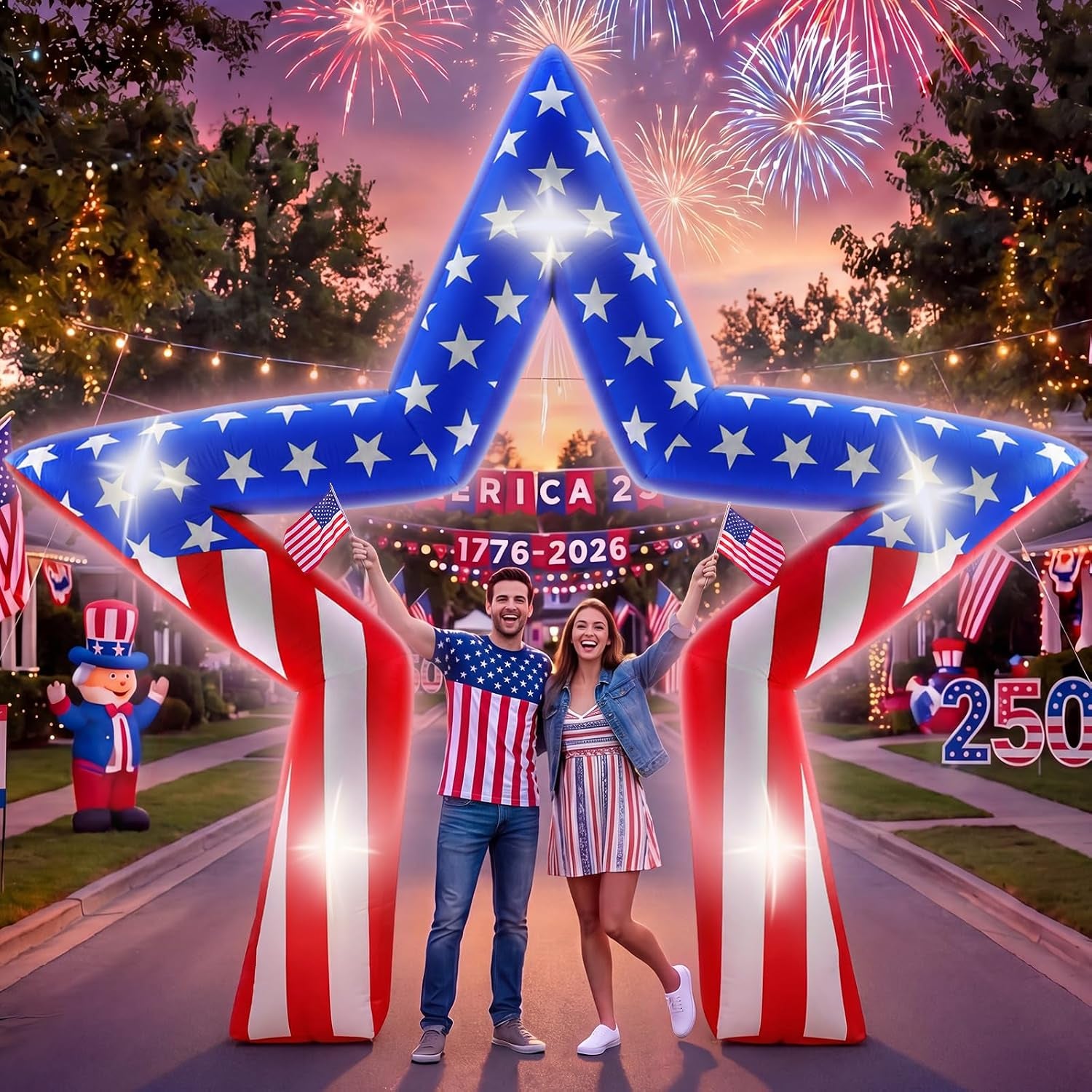 8Ft Giant Spider Web Inflatable Arch Blow up Inflatable Outdoor Yard Decorations with Built in LED Lights Red Spider Web Theme Birthday Party Decor for Garden Lawn