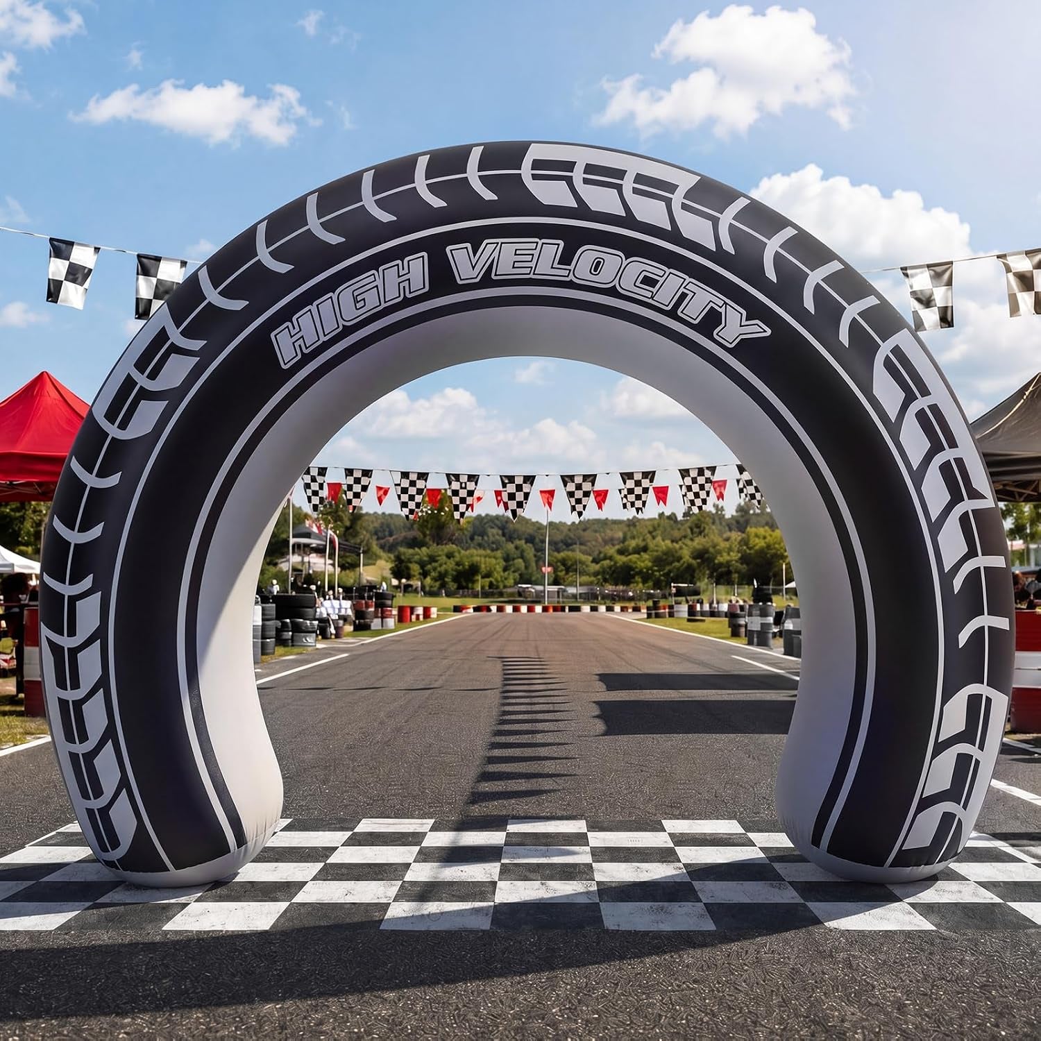 8Ft Giant Spider Web Inflatable Arch Blow up Inflatable Outdoor Yard Decorations with Built in LED Lights Red Spider Web Theme Birthday Party Decor for Garden Lawn