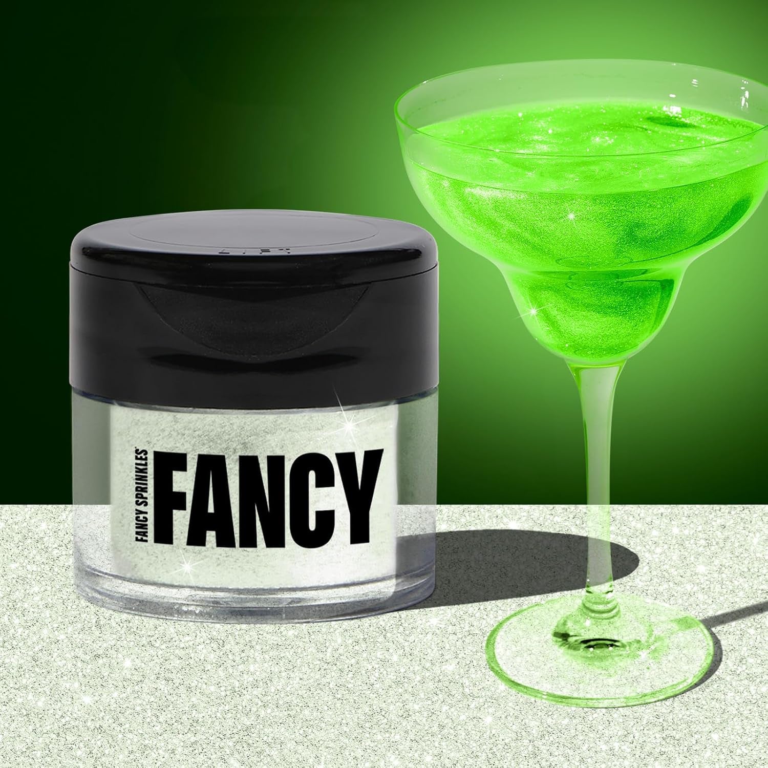 Madame Claus Edible Glitter Set 3 Jars 4Gm Each | Ruby Red, Diamond White & Emerald Green | for Drinks, Cocktails & Cake Decorating | Vegan, Gluten Free | Christmas Gift