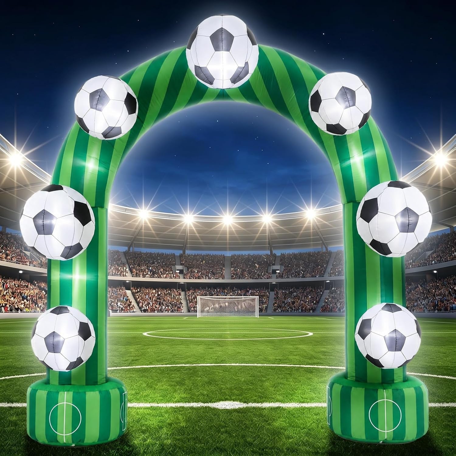 8Ft Giant Spider Web Inflatable Arch Blow up Inflatable Outdoor Yard Decorations with Built in LED Lights Red Spider Web Theme Birthday Party Decor for Garden Lawn
