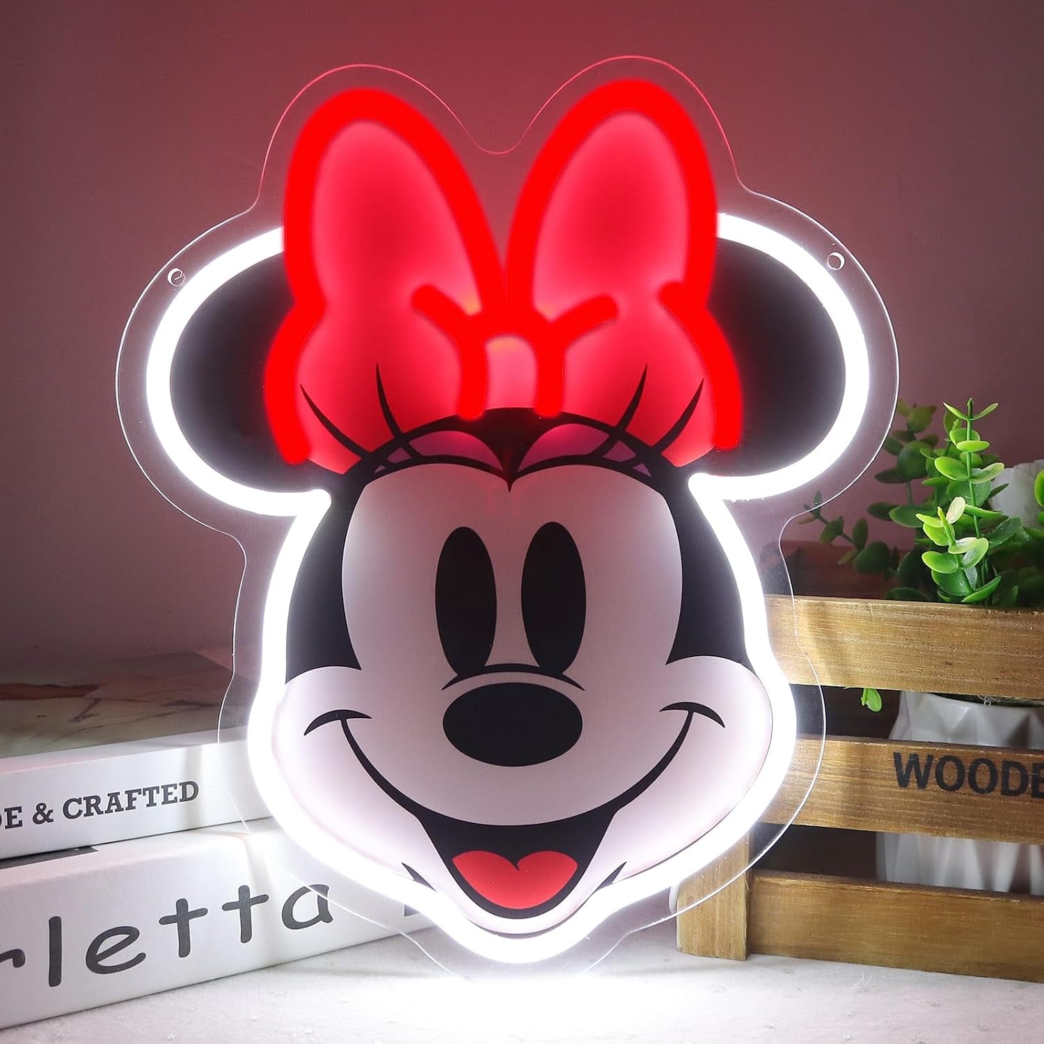 Anime Theme Cartoon LED Neon Sign for Wall Decor, Dimmable Anime Light up Display, Kids Bedroom Game Room Decoration (Spider)
