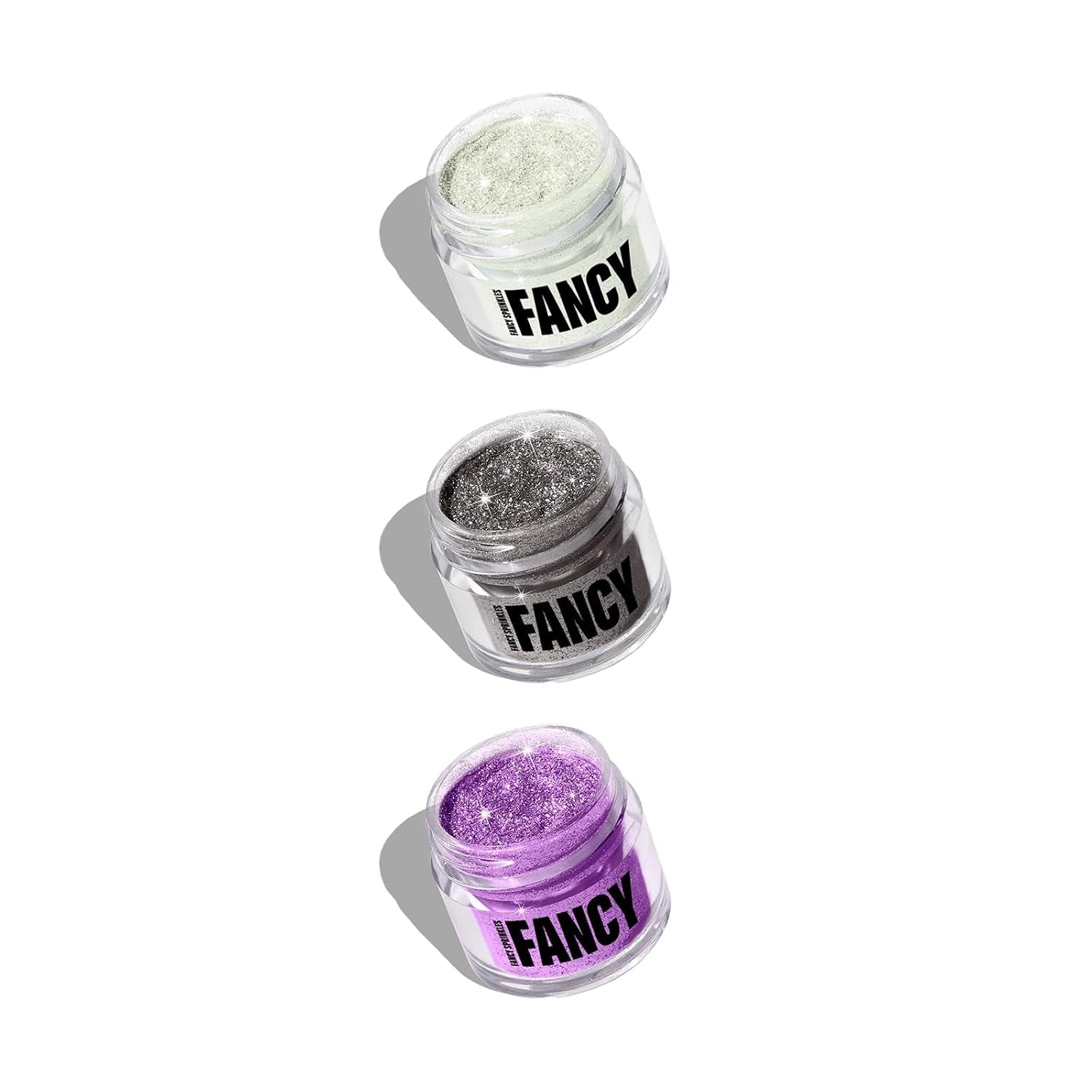 Madame Claus Edible Glitter Set 3 Jars 4Gm Each | Ruby Red, Diamond White & Emerald Green | for Drinks, Cocktails & Cake Decorating | Vegan, Gluten Free | Christmas Gift