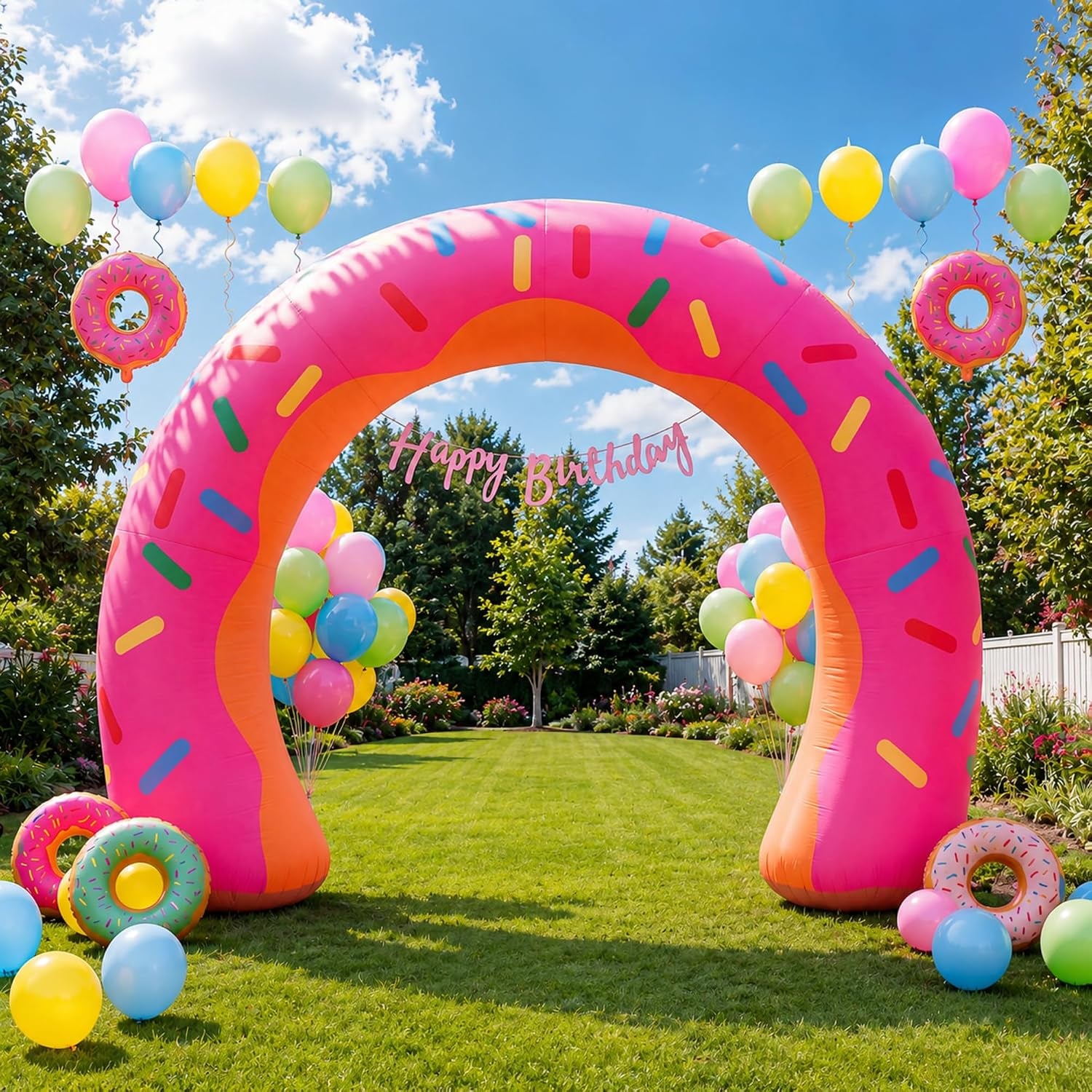8Ft Giant Spider Web Inflatable Arch Blow up Inflatable Outdoor Yard Decorations with Built in LED Lights Red Spider Web Theme Birthday Party Decor for Garden Lawn